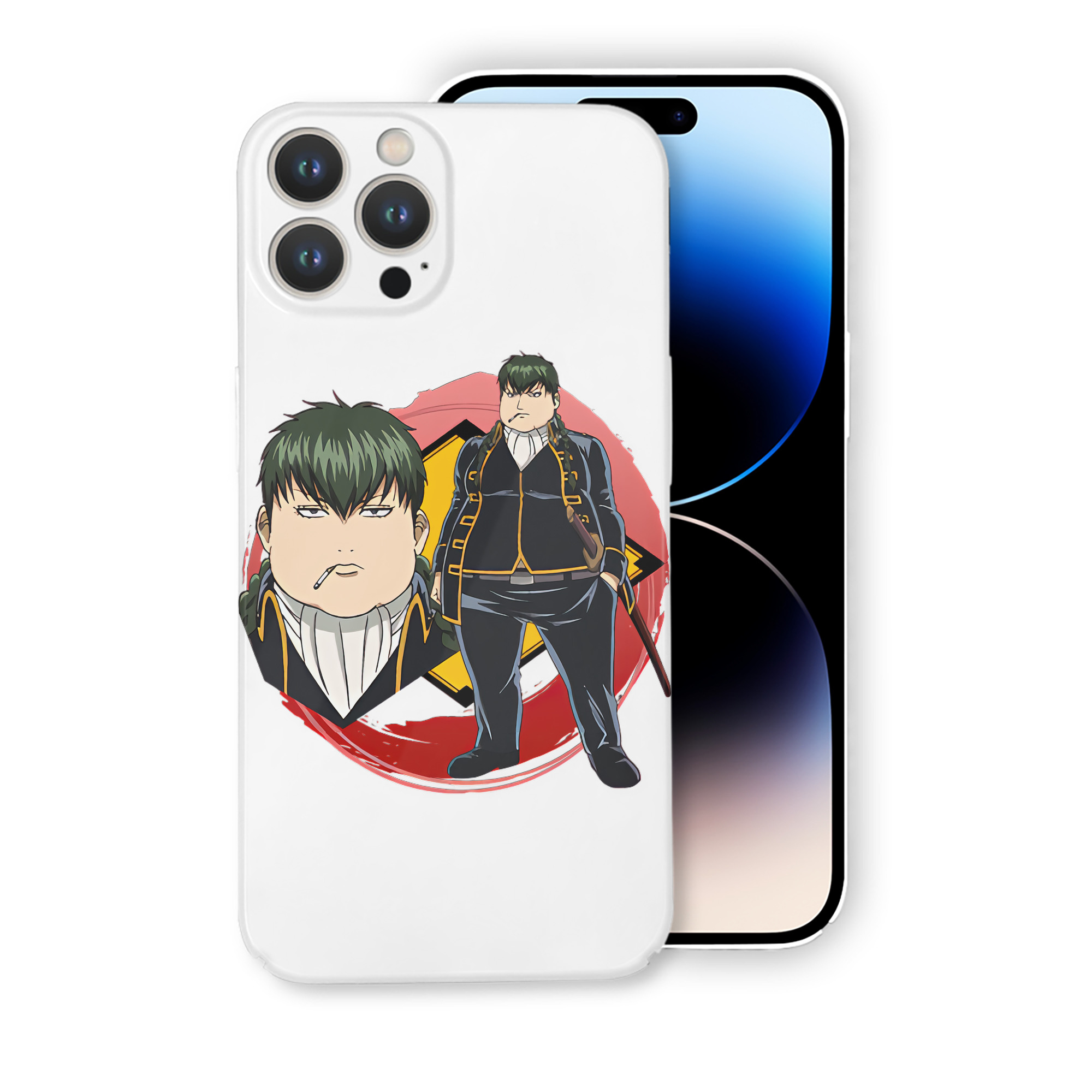（画像用） ぎんたま 坂田銀時（さかたぎんとき） 神楽 志村新八（しむら しんぱち） GINTAMA Sakata Gintoki Kagura Shimura Shinpachi 【iPhone 14シリーズ対応】ハードケース